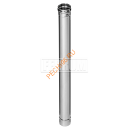 Дымоход Феррум, нержавейка AISI 430-0,5 мм d 120 мм L=1 м
