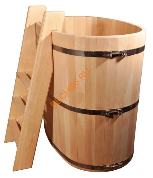 Купель для бани ExpertSaun овальная из кедра, h 1200мм Купель для бани ExpertSaun овальная из кедра, h 1200мм