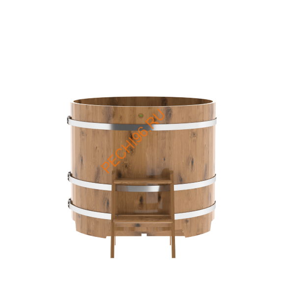 Купель для бани BentWood круглая из дуба Рустик, D1,17м