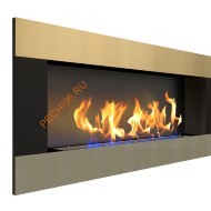 Биокамин ZeFire ELLIOT horizontal 1500 латунный