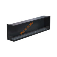 Биокамин угловой 2000х500х300 мм, стекло