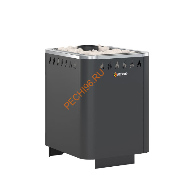 Печь банная Везувий Русичъ Антрацит 12 (ДТ-3) б/в