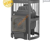 Печь банная чугунная Везувий Легенда Стандарт 16 ДТ-4 б/в