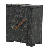 Электрическая печь КОСТЁР City Wall 9 Stone, Пироксенит