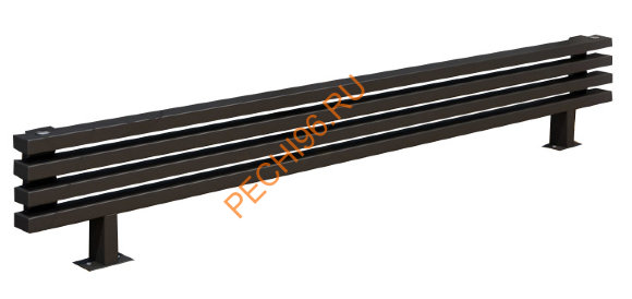 Радиатор трубчатый Loten Grey ZN 1250/280 4 с нижнее подключение Радиатор трубчатый Loten Grey ZN 1250/280 4 с нижнее подключение