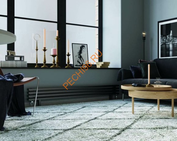 Радиатор трубчатый Loten Grey ZN 1250/280 4 с нижнее подключение Радиатор трубчатый Loten Grey ZN 1250/280 4 с нижнее подключение