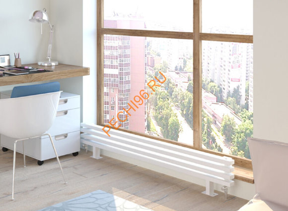 Радиатор трубчатый Loten Grey ZN 1250/280 4 с нижнее подключение Радиатор трубчатый Loten Grey ZN 1250/280 4 с нижнее подключение