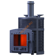 Печь банная Гефест Искандер ЗК 16 (П2) Ураган