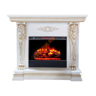 Электрокамин InterFlame Львы с очагом FOTON 26 LED FX QZ