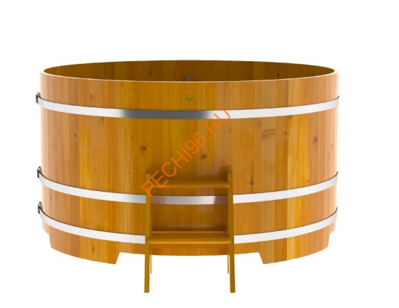 Купель для бани BentWood круглая из лиственницы рустик, h 1000мм