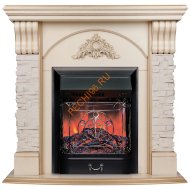 Электрокамин RealFlame Athena WT с очагом Majestic Lux BL