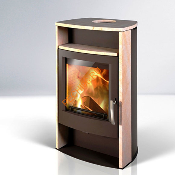 Печь-камин Thorma ALVESTA коричневый песчаник