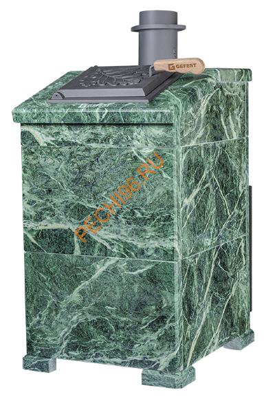 Печь банная Гефест GFS ЗК 40П в облицовке Президент 1100/40 Змеевик