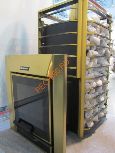 Печь банная Ермак Сетка-Люкс GOLD 24 нержавейка