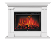 Электрокамин Electrolux EFP/P-3020LS с порталом Firelight Castello 30, белый