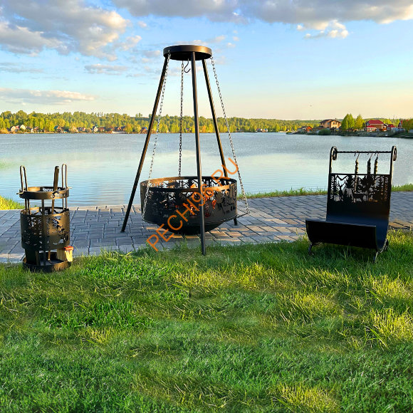 Дровница Везувий Русский Лес D440B