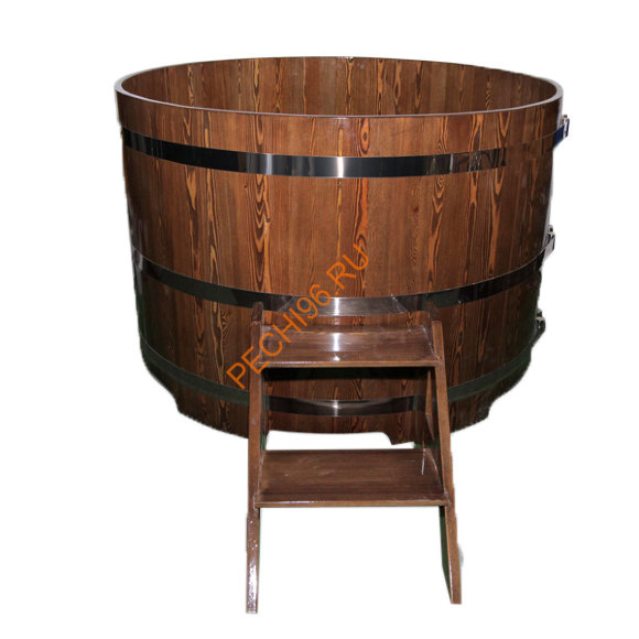 Купель для бани Maestro Woods круглая из лиственницы, h 1100мм