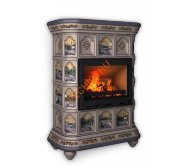 Печь-камин КимрПечь Истра пристенный Зима в лесу