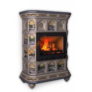 Печь-камин КимрПечь Истра пристенный Зима в лесу